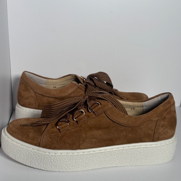 Vaneli Yevka Cuoio Suede Sneaker Platform Womens 9N